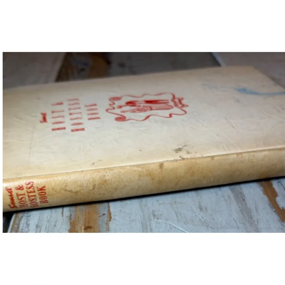 1948 Sunset Host & Hostess Book 5th Printing Vintage Mid Century Cookbook HC
